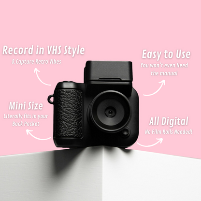 Miniscrapbook® Mini Retro Camera Keychain