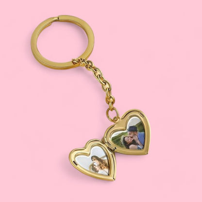 Miniscrapbook® Heart Locket Keychain