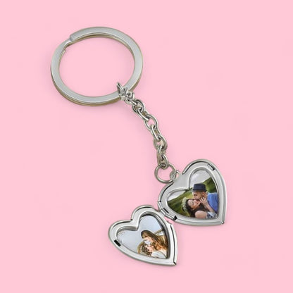 Miniscrapbook® Heart Locket Keychain